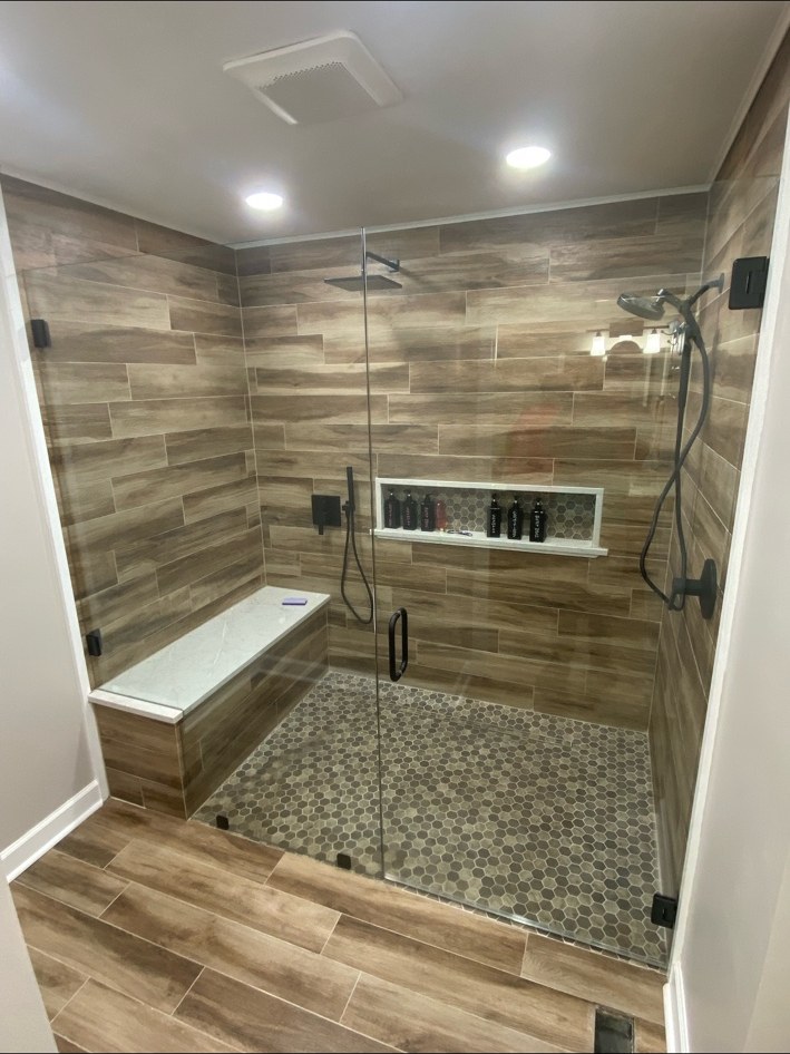 Bathroom transformation — After