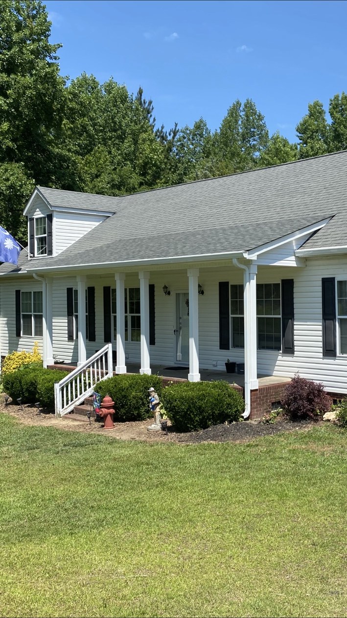 Traditional front porch exterior